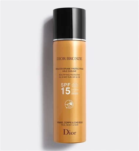 dior bronze beautifying protective oil in mist sublime glow|dior bronze sun protection.